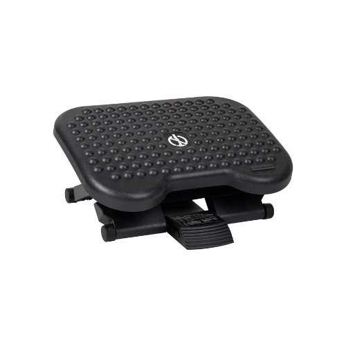 Mind Reader Adjustable Ergonomic Foot Rest – Black