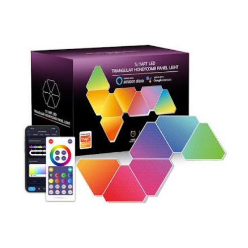 Smart LED Triangular Honeycomb Panel Light